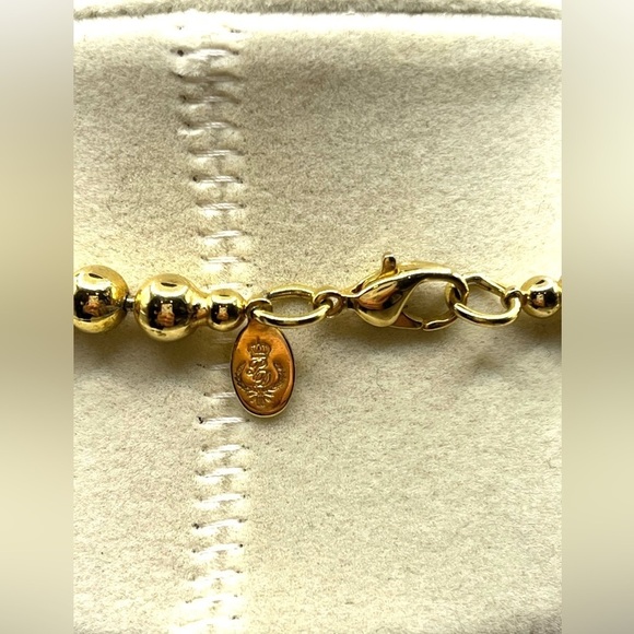 Women's PREMIER DESIGNS Gold Plated Bead Necklace 23” Gold Tone - Picture 7 of 9